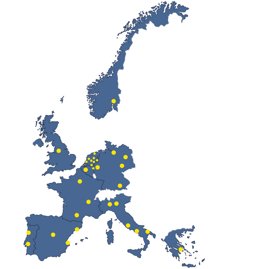 PNO Innovation offices map