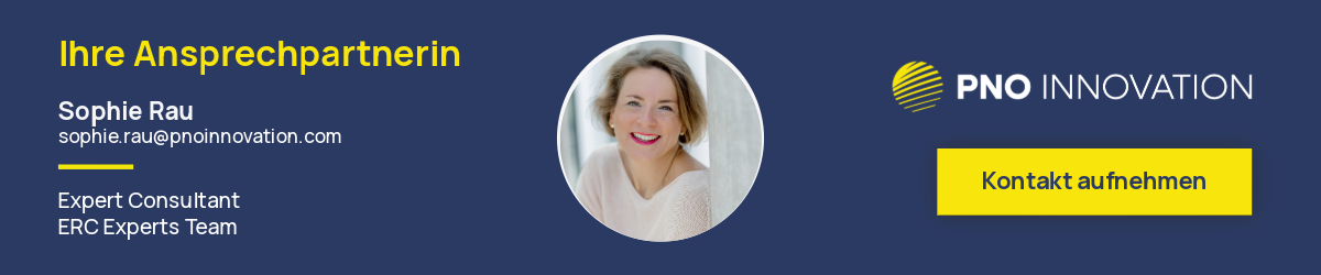 Sophie Rau – Ansprechpartnerin für ERC bei PNO Innovation